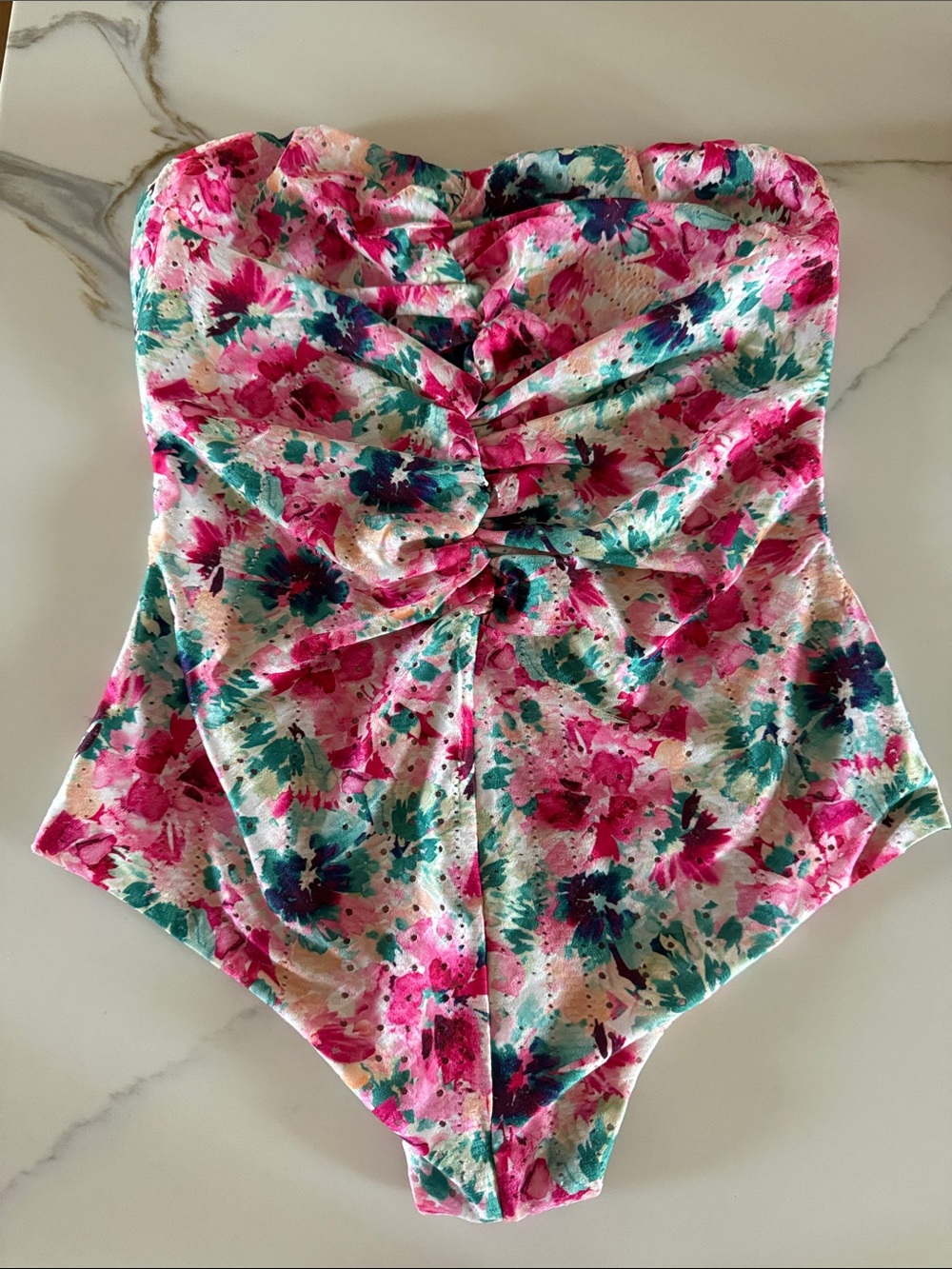 Lovers + Friends Satin-bodysuit  — floral